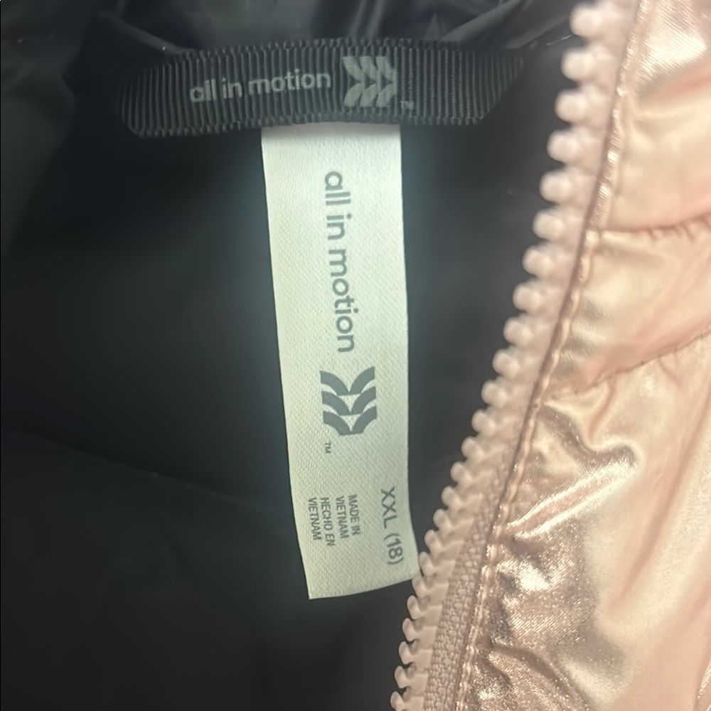 Metallic Pink Puffer Jacket - Picture 7 of 11